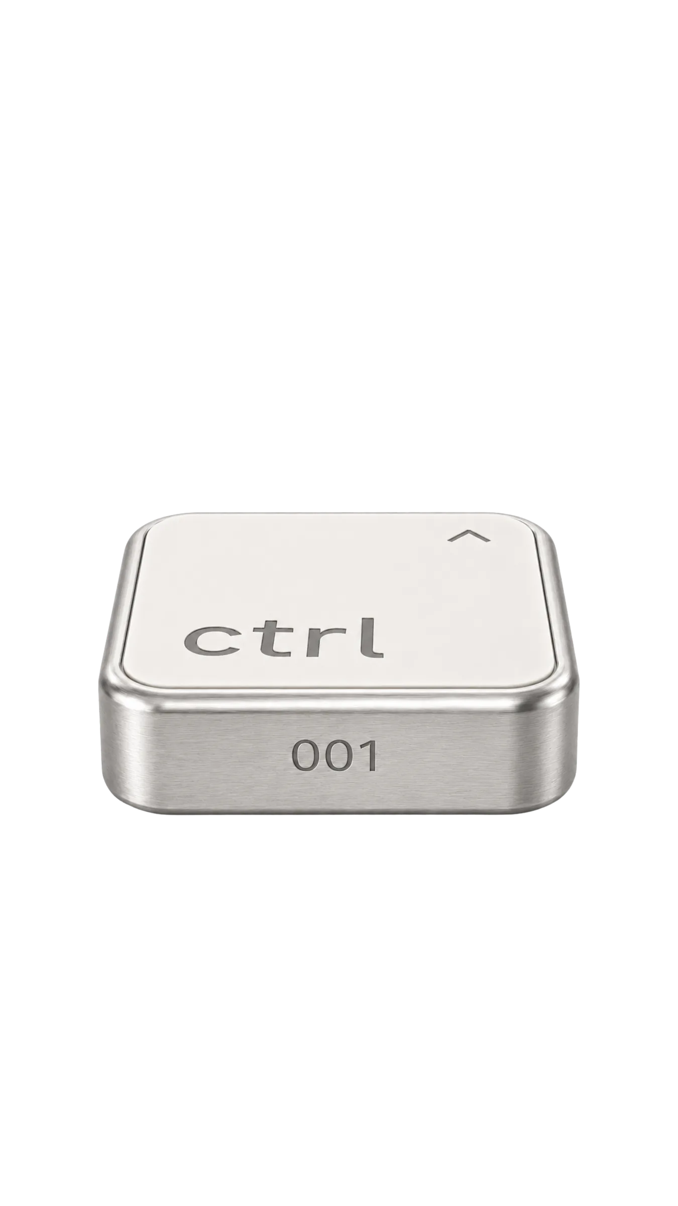 Brushed aluminum back